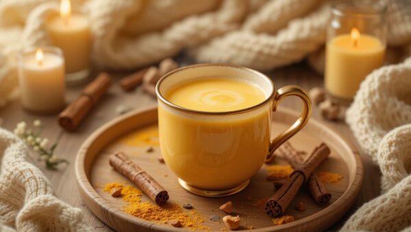 Drink Warm golden-Milk