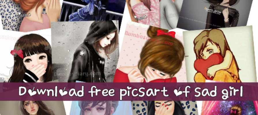 Download free picsart or drawing pictures of sad or alone girl