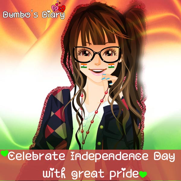 Facebook dp for girls independence day