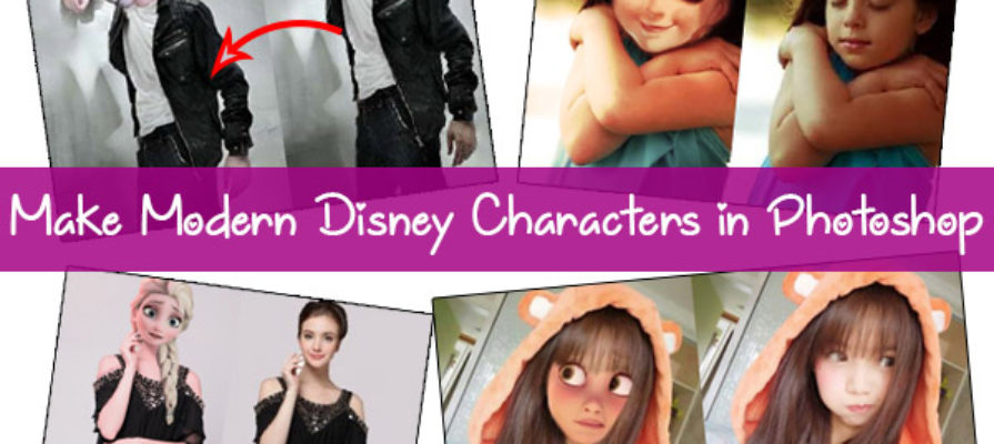 How to make Modern Disney Characters in Photoshop