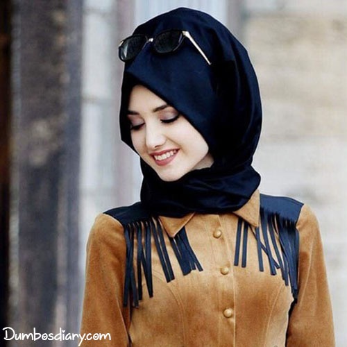 dp Muslim beautiful girls hijab smilie face