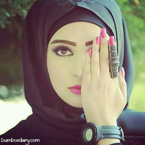 Dp for Muslim Girls in Arab Style Hijab for Social Media