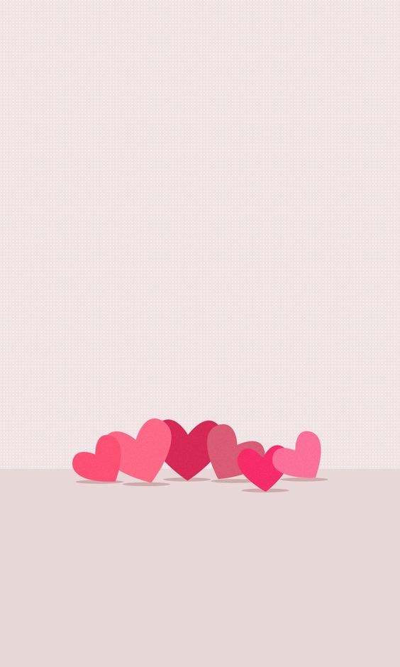 Pink hearts love whatsapp wallpaper