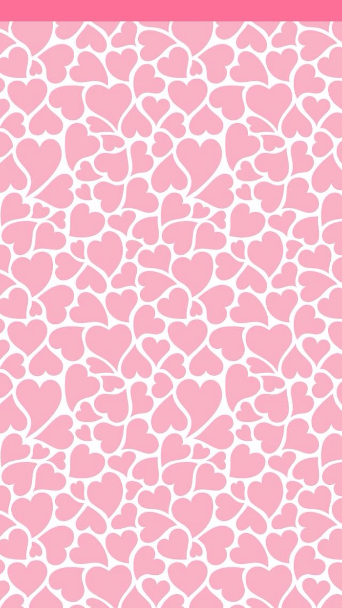 Pink hearts whatsapp wallpaper