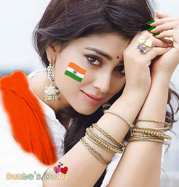 beautiful indian girl republic day dp