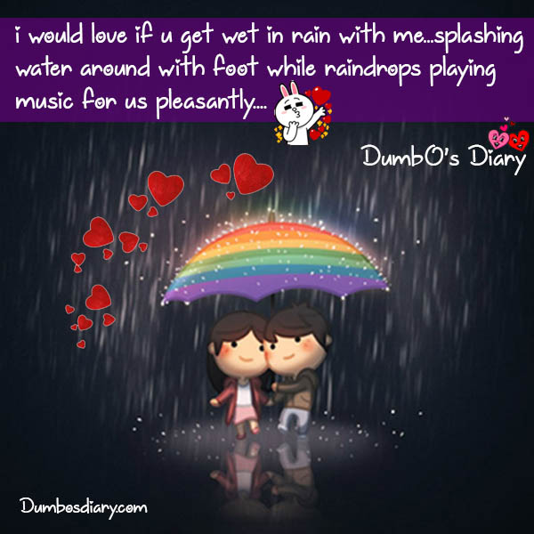 love in rain quote