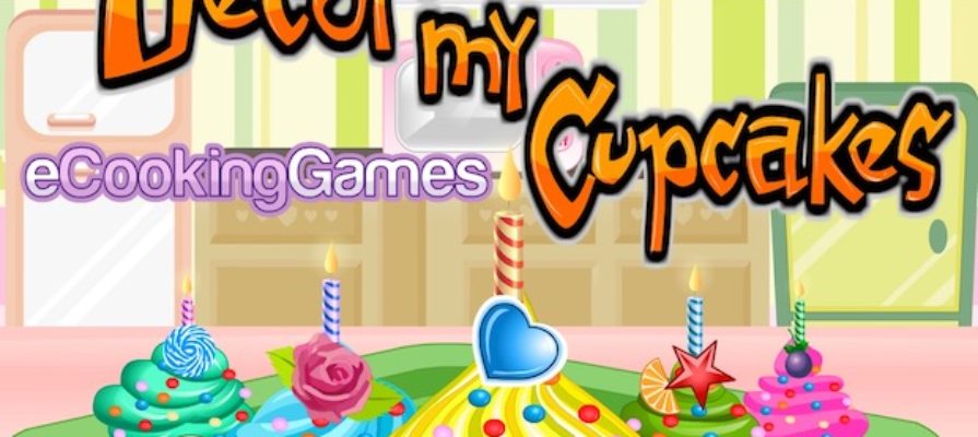 Decor my cupcakes cooking girl game