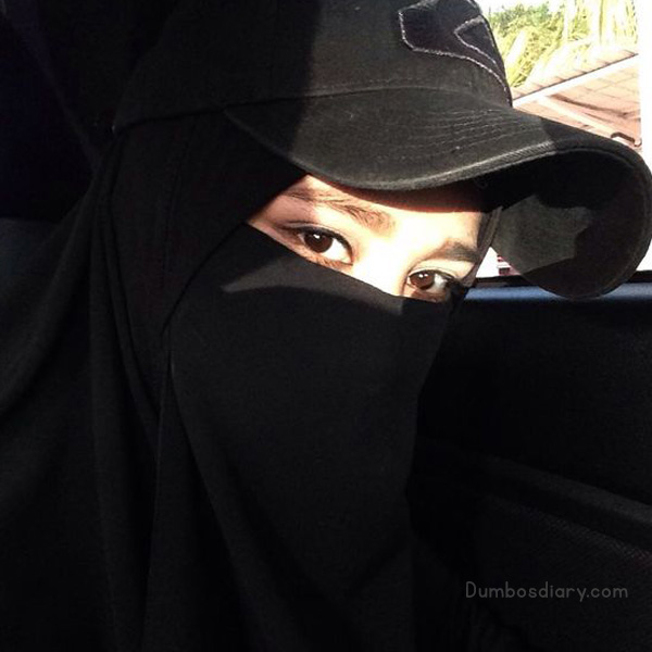 DPs of Stylish, Hiding Face, Hijabi Muslim Girl With Niqab