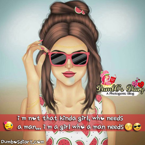 attitude girl quotes for facebook