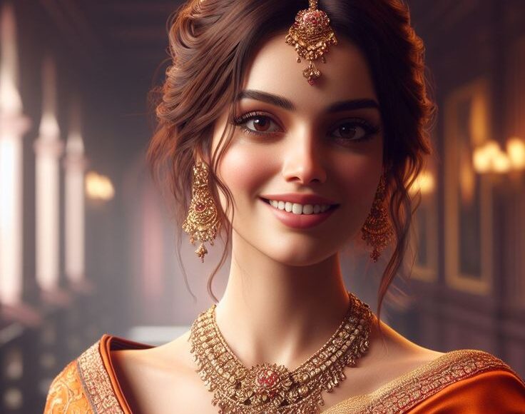 beautiful-smiling-girl-in-saree
